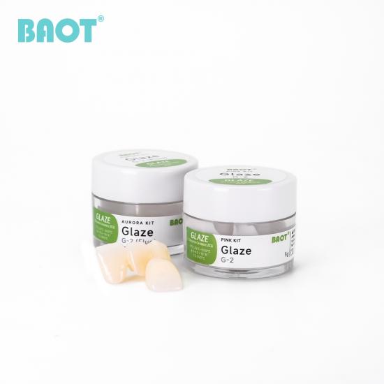 Dental universal glaze paste for zirconia crowns porcelain and anterior veneers