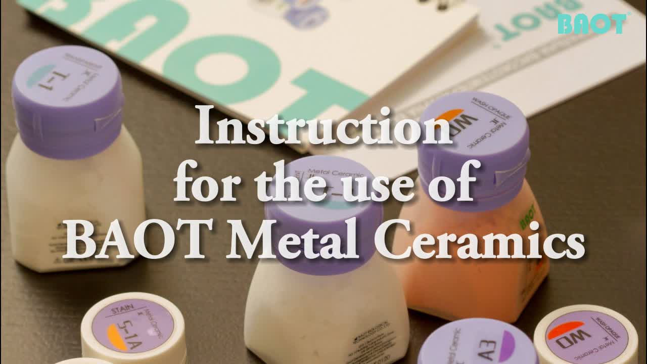 БАОТ Керамика | Инструкция по применению металлокерамики БАОТ
